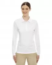 Ash City - Core 365 78192 Ladies' Pinnacle Performance Long-Sleeve Piqué Polo
