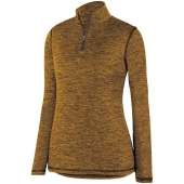 Augusta Sportswear 2957-C Ladies Intensify Black Heather 1/4 Zip Pullover