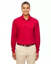 Ash City - Core 365 88192P Adult Pinnacle Performance Piqué Long-Sleeve Polo with Pocket