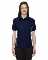 Ash City - North End 77042 Ladies' Fuse Colorblock Twill Shirt