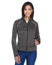 Ash City - North End 78697 Ladies' Flux Mélange Bonded Fleece Jacket