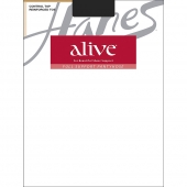 Hanes Alive Full Support Control Top Reinforced Toe Pantyhose