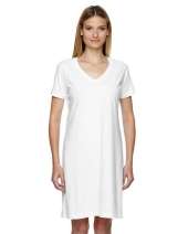 LAT 3522 Ladies' V-Neck Fine Jersey Coverup