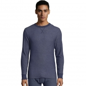 Hanes Mens Raschel Thermal Crewneck