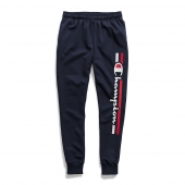 Champion Mens Powerblend Fleece Joggers, Vertical Logo