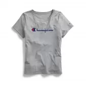 Champion Womens Classic Tee, Script Logo