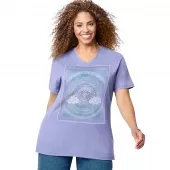 JMS Lotus Love Short Sleeve Graphic Tee