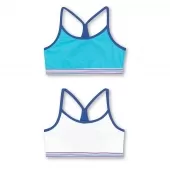 Hanes Girls ComfortFlex Fit Pullover Bra with Thin Racerback Straps 2-Pack