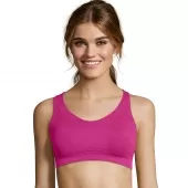 Hanes Sport 153 Womens Seamless Racerback Sports Bra