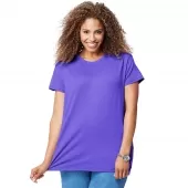 Just My Size Cotton Jersey Short-Sleeve Scoop-Neck Womens Tee