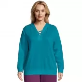 JMS French Terry Lace Up Hoodie