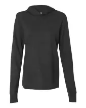 BELLA + CANVAS 3512 Unisex Jersey Hooded Long Sleeve Tee 2 Pack