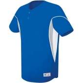 High 5 Five 312051-C Youth Ellipse Two-Button Jersey