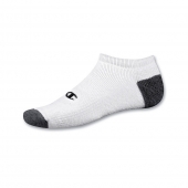 Champion Double Dry Performance Men's White No-Show Socks 6-Pack