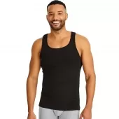 Hanes Classics Men's TAGLESS ComfortSoft Dyed A-Shirt 4-Pack