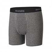 Boys Hanes Ultimate Dyed Boxer Brief with Comfort Flex Waistband Assorted Red/Blue/Grey 4-Pack