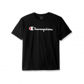 Champion Boys Jersey Tee, Script Logo