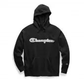 Champion Women's Powerblend Fleece Pullover Hoodie, Chainstitch Logo