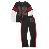 Hanes Boys Sleepwear 2-Piece Set, Varsity Print