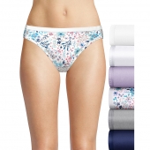 Hanes Ultimate Cotton Comfort Cool Dri Bikini 6-Pack 