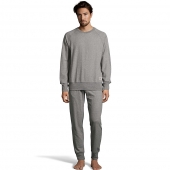 Hanes Men's 1901 Heritage Raglan Crew Top and Jogger Pant Lounge Set