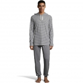 Hanes Men's 1901 Heritage Striped Hoodie with Jogger Pant Set