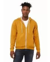Bella + Canvas 3739 Unisex Poly-Cotton Fleece Full-Zip Hoodie