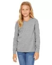 Bella + Canvas 3501Y Youth Jersey Long-Sleeve T-Shirt