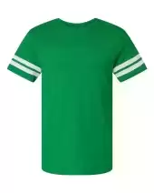 LAT 6937 Unisex Football Fine Jersey Tee 2 Pack