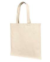 Liberty Bags LB85113 12 Oz., Cotton Canvas Tote Bag With Self Fabric Handles