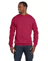 Hanes P1607 Unisex 7.8 Oz., Ecosmart 50/50 Crewneck Sweatshirt