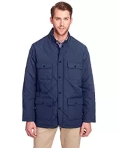 UltraClub UC708 Men'S Dawson Quilted Hacking Jacket