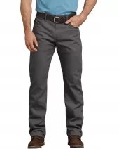Dickies DP803 Men's FLEX Regular Fit Straight Leg Tough Max Duck 5-Pocket Pant