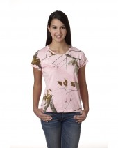 Code V 3685 Ladies' Realtree® Camo T-Shirt