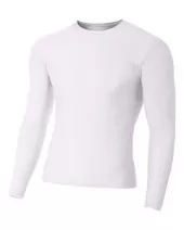 A4 NB3133 Youth Long Sleeve Compression Crewneck T-Shirt