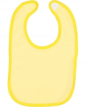 Rabbit Skins 1004 Infant Contrast Trim Premium Jersey Bib