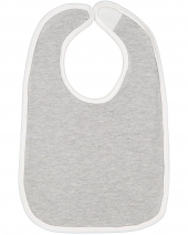 Rabbit Skins 1004 Infant Contrast Trim Premium Jersey Bib