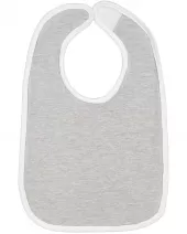 Rabbit Skins 1004 Infant Contrast Trim Premium Jersey Bib