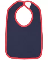 Rabbit Skins RS1004 Infant Contrast Trim Premium Jersey Bib