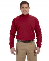Devon & Jones D420 Adult Sueded Cotton Jersey Mock Turtleneck