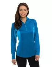 Tri Mountain Kl210 Lady Sprinter Long Sleeve '-Zip Pullover