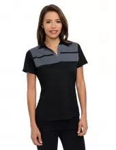 Tri Mountain Kl025 Lady Streak 5 Oz. 100% Polyester Mini-Pique Polo