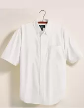 Tri Mountain 748 Retro Men'S Stain Resistant Short Sleeve Oxford Shirt