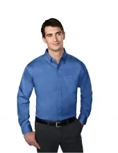 Tri Mountain 780 Chairman Men'S Wrinkle Free Pinpoint Oxford Shirt