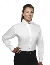 Tri Mountain 712 Consultant Women'S Easy Care Long Sleeve Twill Shirt