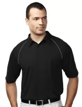 Tri Mountain 227 Dauntless Men'S Raglan Knit Polo Shirt