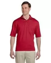 Jerzees 436P Adult 5.6 oz. SpotShield™ Pocket Jersey Polo
