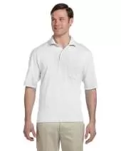 Jerzees 436P Adult 5.6 oz. SpotShield™ Pocket Jersey Polo