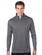 Tri Mountain K521 Athos Men'S Heather 1/4-Zip Performance Pullover