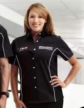 Tri Mountain 904 Upshifter Tmr Women'S 60/40 Twill Shirt